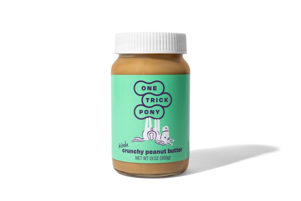 One Trick Pony Crunchy Peanut Butter Jar - 6 Jars