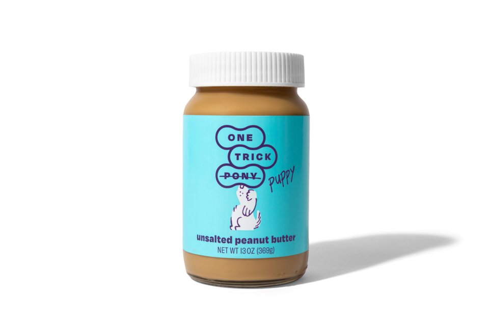 One Trick Pony Unsalted peanut butter jar - 6 Jars