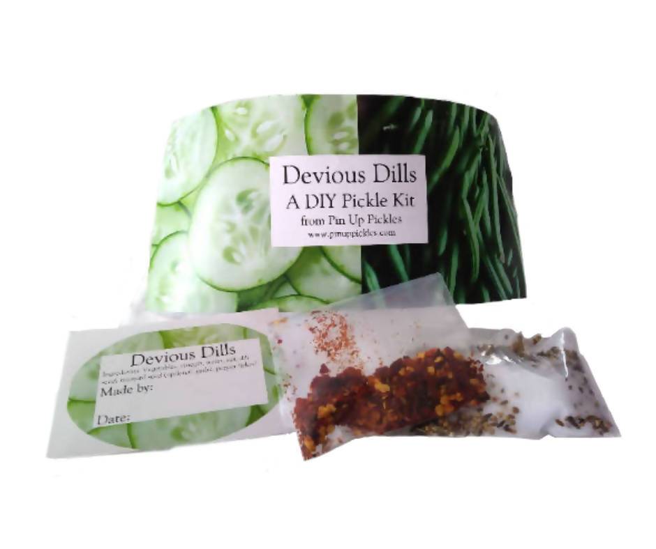 Pin Up Pickles - DIY Pickle Kit (No Jar) - Devious Dill - 24 Packets - Pantry | Delivery near me in ... Farm2Me #url#