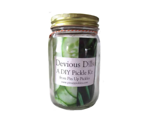 Pin Up Pickles - DIY Pickle Kit w/ Jar - Devious Dill - 24 Jars - Pantry | Delivery near me in ... Farm2Me #url#