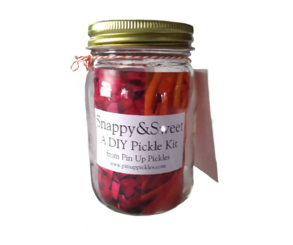 Pin Up Pickles - DIY Pickle Kit w/ Jars - Snappy & Sweet - 24 Jars - Pantry | Delivery near me in ... Farm2Me #url#