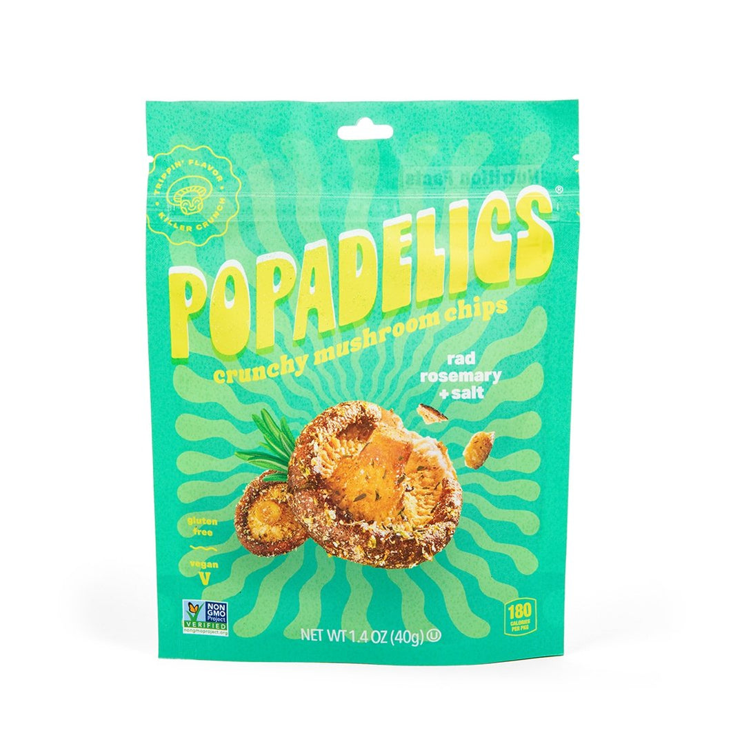Popadelics - Popadelics Crunchy Mushroom Chips - Rad Rosemary + Salt - | Delivery near me in ... Farm2Me #url#