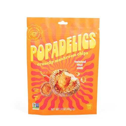 Popadelics - Popadelics Crunchy Mushroom Chips - Twisted Thai Chili - | Delivery near me in ... Farm2Me #url#