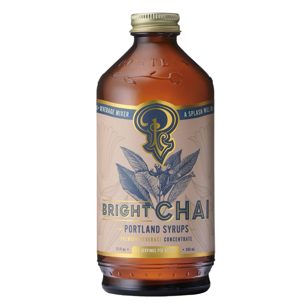 Portland Syrups - Bright Chai Bottles - 6 x 12 oz - beverage | Delivery near me in ... Farm2Me #url#