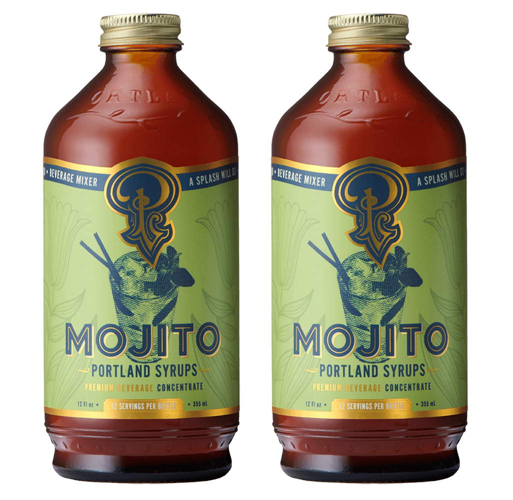 Mojito Syrup twopack by Portland Syrups Portland Syrups Delivery
