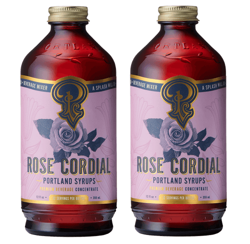 Portland Syrups - Rose Cordial Syrup two-pack by Portland Syrups - | Delivery near me in ... Farm2Me #url#