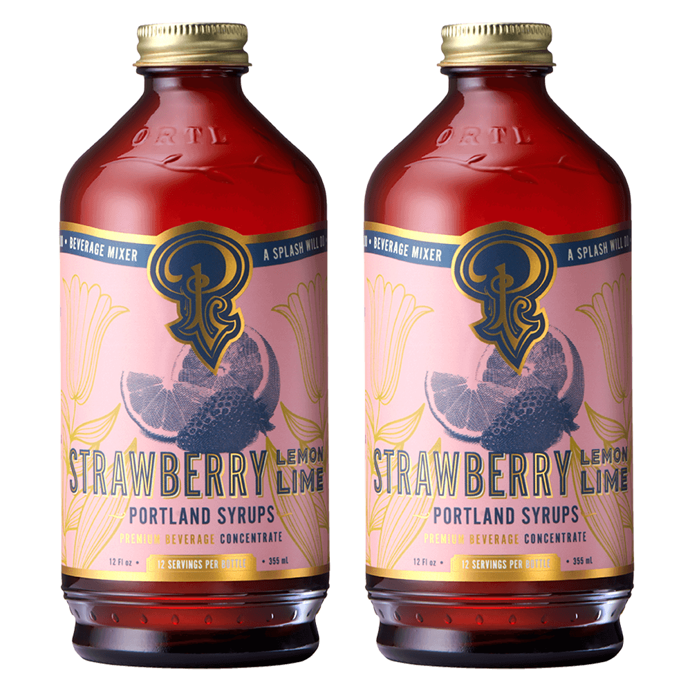 Portland Syrups - Strawberry Lemon-Lime Syrup two-pack by Portland Syrups - | Delivery near me in ... Farm2Me #url#