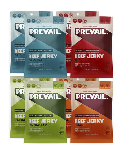 PREVAIL Jerky - Prevail Jerky Variety Pack - 8 Bags x 2.25 oz - Meat | Delivery near me in ... Farm2Me #url#