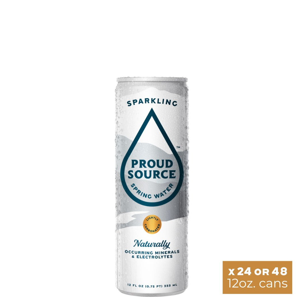 PROUD SOURCE WATER - Sparkling Spring Water Cans by PROUD SOURCE WATER - | Delivery near me in ... Farm2Me #url#