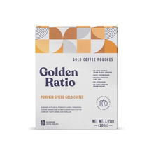 Load image into Gallery viewer, Pumpkin Spiced Gold Coffee Pouches
