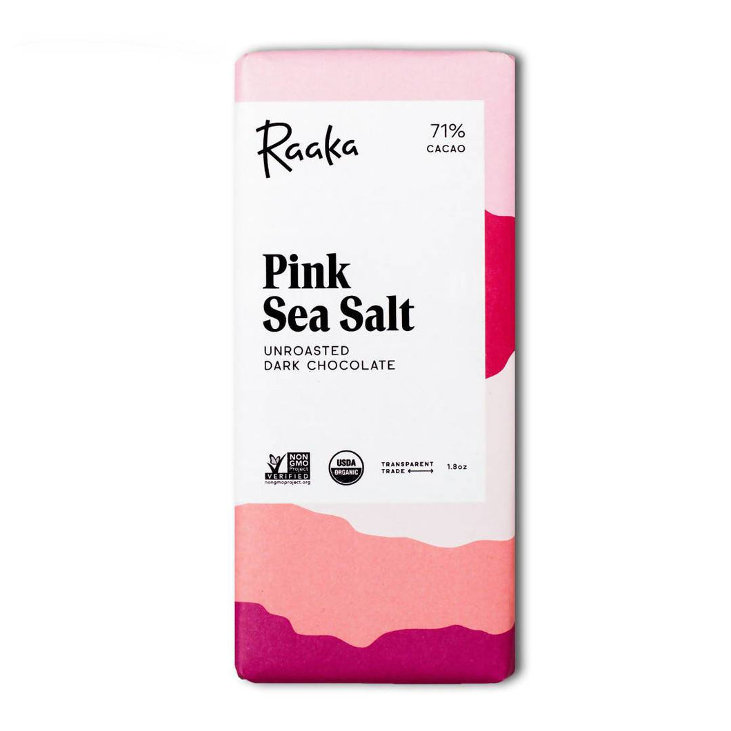 Pink Sea Salt Chocolate Bars - 12 x 1.8oz