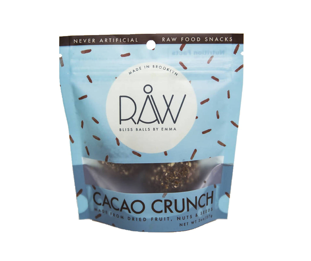 RAW Bliss Balls - Cacao Crunch RAW Bliss Balls Bags - 20 x 1 bag (2oz) - Snacks | Delivery near me in ... Farm2Me #url#