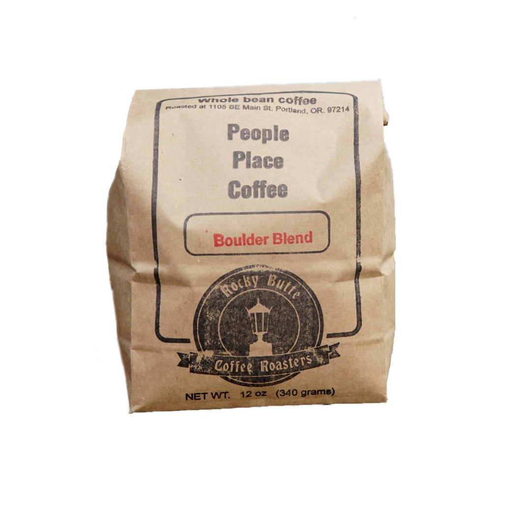 Rocky Butte Coffee Roasters - Boulder Blend Coffee Beans (Medium Roast) Bags - 12 OZ x 10 - beverage | Delivery near me in ... Farm2Me #url#