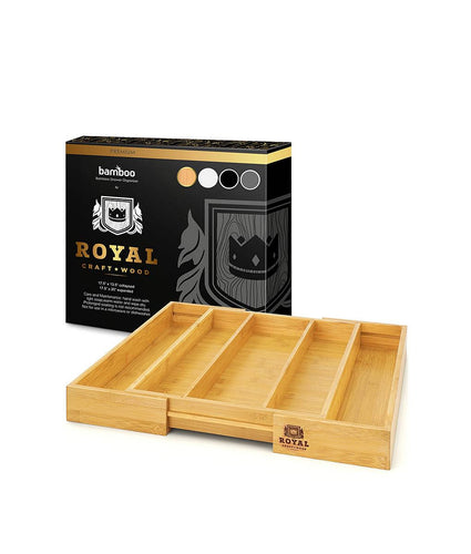 Royal Craft Wood - Expandable Utensil Organizer by Royal Craft Wood - | Delivery near me in ... Farm2Me #url#
