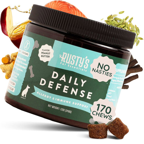 Rusty's Pet Essentials - Daily Defense - Allergy & Immune Support by Rusty's Pet Essentials - | Delivery near me in ... Farm2Me #url#