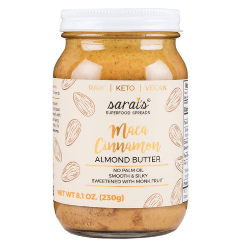 Sarai´s Superfood Spreads - Maca Cinnamon Almond Butter Jars - 24 x 12oz - Pantry | Delivery near me in ... Farm2Me #url#