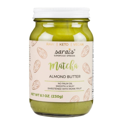 Sarai´s Superfood Spreads - Matcha Almond Butter Jars - 24 x 12oz - Pantry | Delivery near me in ... Farm2Me #url#
