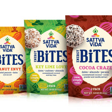 Load image into Gallery viewer, Sattva Vida - Sattva Vida NEW - Key Lime Love Energy Bites, 2pack (10 per case) - | Delivery near me in ... Farm2Me #url#
