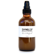 Load image into Gallery viewer, Shwally - For Home and Play - Shwally Nourish &amp; Protect Hair &amp; Body Oil 4OZ by Shwally - For Home and Play - | Delivery near me in ... Farm2Me #url#
