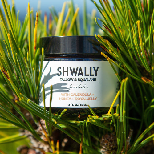 Shwally - For Home and Play - Shwally Tallow, Honey & Royal Jelly Deluxe Face Balm 2OZ by Shwally - For Home and Play - | Delivery near me in ... Farm2Me #url#