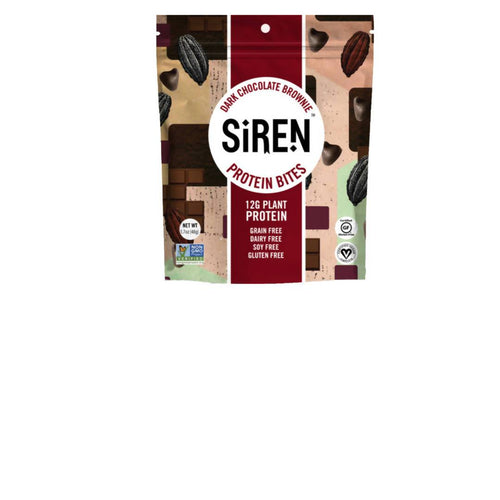 Siren Snacks - Dark Chocolate Brownie Protein Bites - 10-Bags Pack - Snacks | Delivery near me in ... Farm2Me #url#