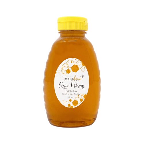Sister Bees - 100% Raw Michigan Wildflower Honey 16 oz by Sister Bees - Farm2Me - carro-6364836 - 735632653583 -