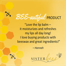 Load image into Gallery viewer, Sister Bees - Sangria All Natural Beeswax Lip Balm by Sister Bees - Farm2Me - carro-6365750 - 652508401508 -
