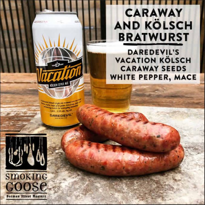 Smoking Goose - Caraway & Kolsch Bratwurst Special: 5 Pack - Archived PS | Delivery near me in ... Farm2Me #url#