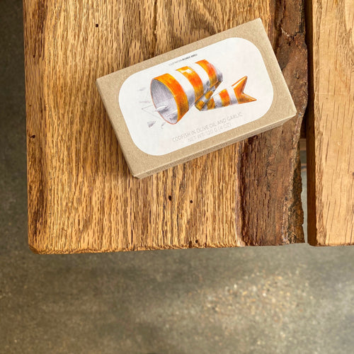 Smoking Goose - Codfish in Olive OIl with Garlic - Canned Seafood | Delivery near me in ... Farm2Me #url#