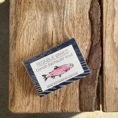 Smoking Goose - Danish Freshwater Trout with Juniper and Lemon Thyme - Canned Seafood | Delivery near me in ... Farm2Me #url#