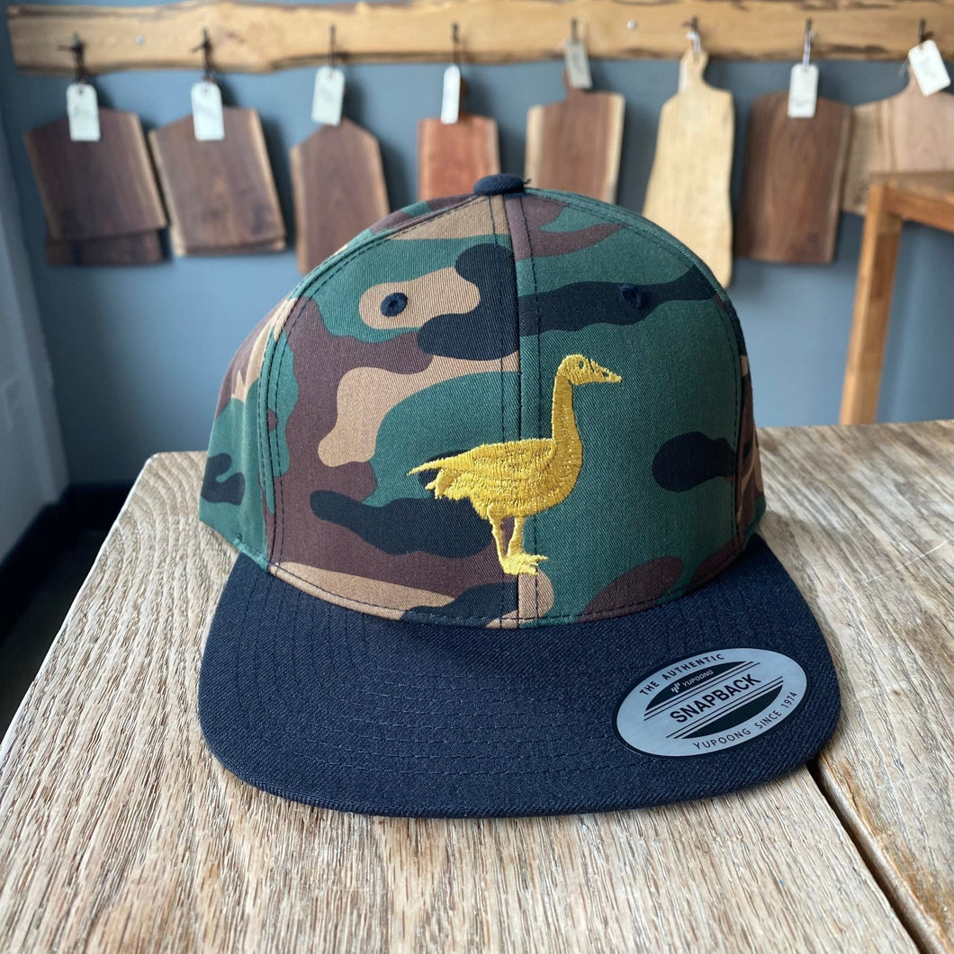 Smoking Goose - Flat Bill: Camo Hat, Gold Goose - SG apparel | Delivery near me in ... Farm2Me #url#