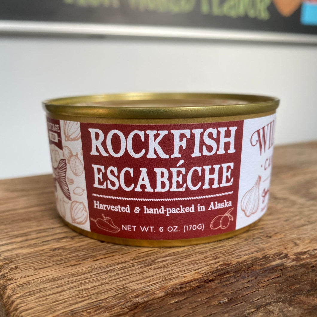 Smoking Goose - Rockfish Escabeche by Wildfish Cannery - Canned Seafood | Delivery near me in ... Farm2Me #url#