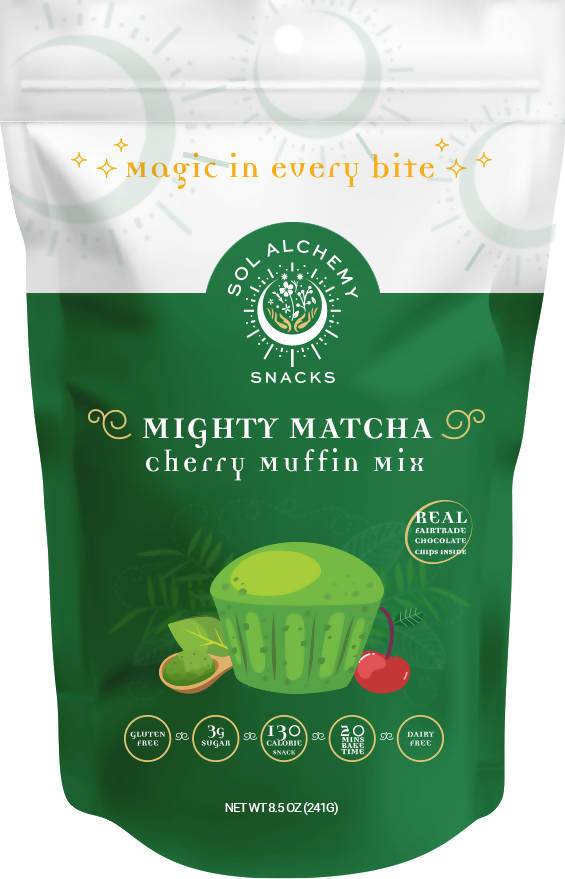 sol alchemy snacks - Mighty Matcha Cherry Muffin Mix - 12 x 7.4oz - Pantry | Delivery near me in ... Farm2Me #url#