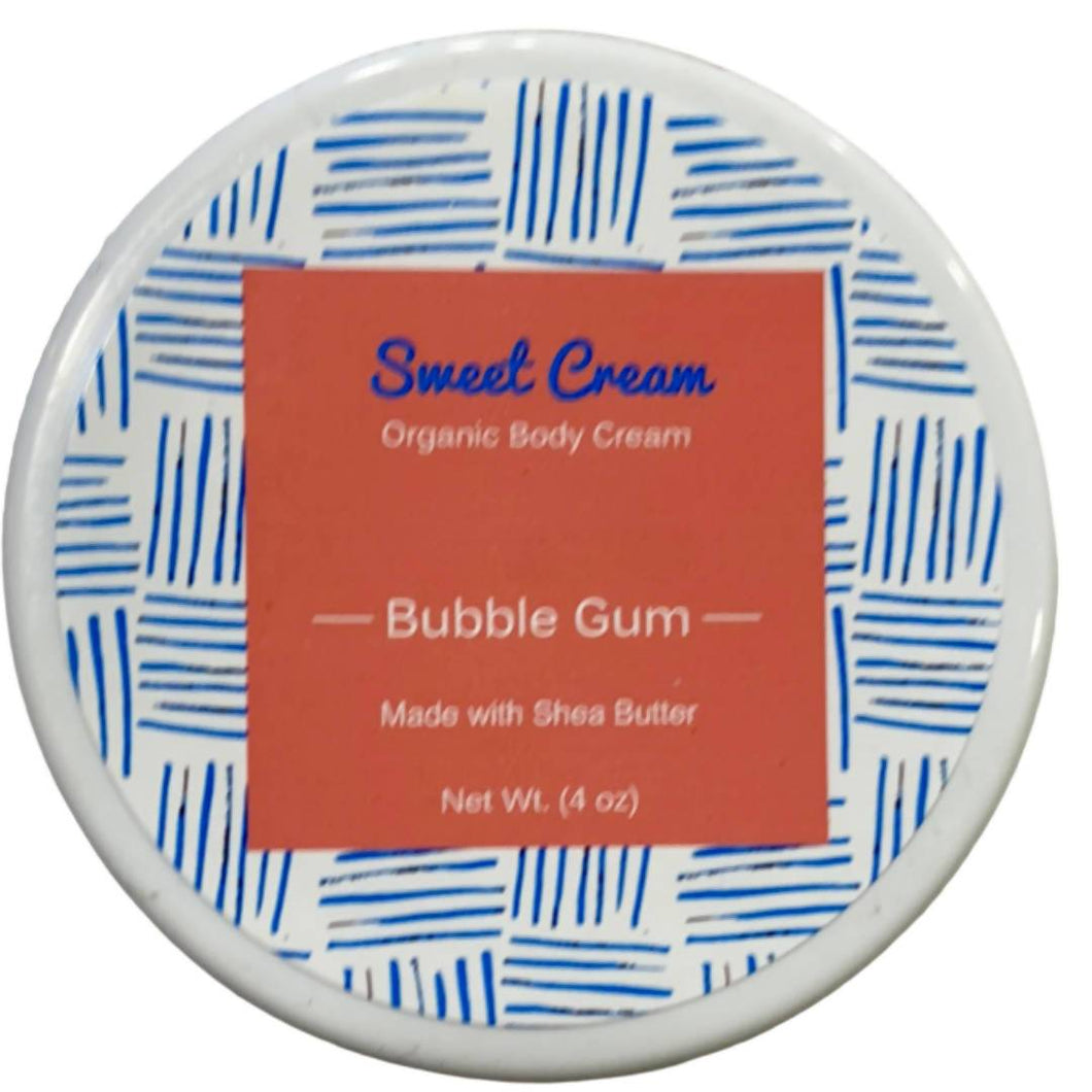 Sweet Cream Bubble Gum Body Cream Jars - 2 jars x 4oz