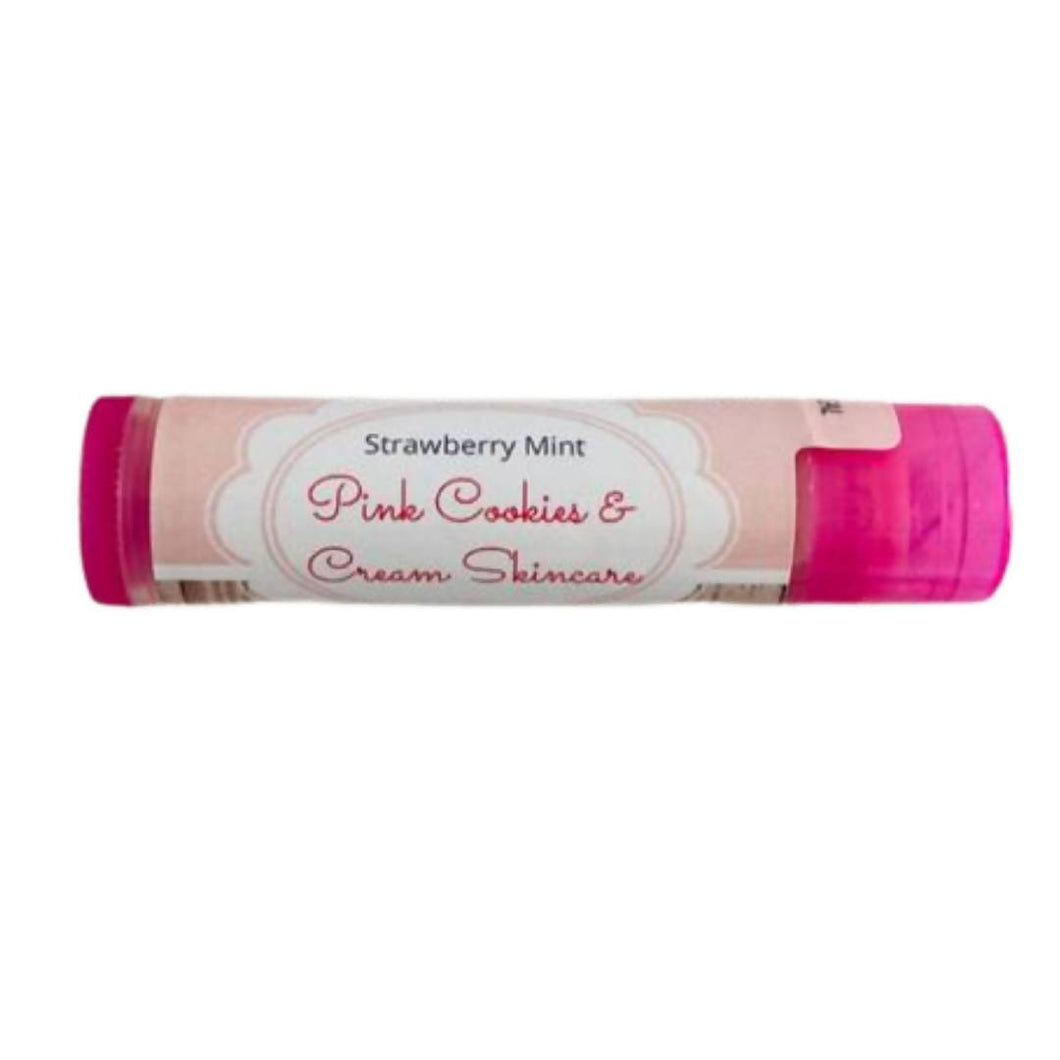 Sweet Cream Strawberry Mint Lip Balm Stick - 10 sticks x 0.15oz