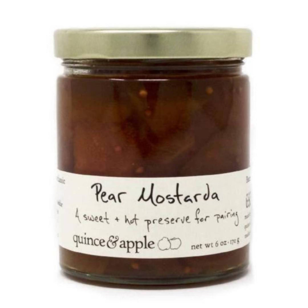 Pear Mostarda Preserves Jars - 12 x 6oz