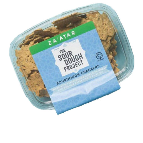 Za'Atar Sourdough Crackers Box - 12 boxes x 6oz - The Sourdough Project | Farm2Me Wholesale