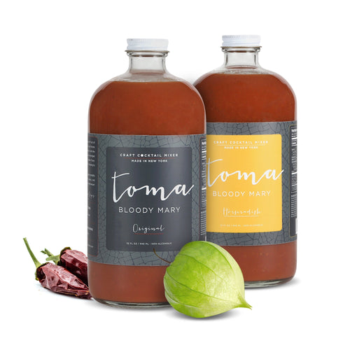 Toma Bloody Mary Mixers - Toma Bloody Mary Original/Horseradish (32oz) 2-PACK Variety by Toma Bloody Mary Mixers - | Delivery near me in ... Farm2Me #url#