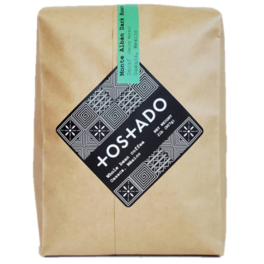 Tostado Coffee Roasters - Monte Alban Coffee Beans (Dark Roast), Decaf - 1 Bag x 5 LB - Beverage | Delivery near me in ... Farm2Me #url#