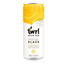 Load image into Gallery viewer, Twrl Original Black Milk Tea Cans - 12 x 7.5oz
