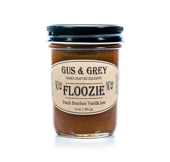 Peach Bourbon Vanilla Jam (Floozie) - 6 x 10oz