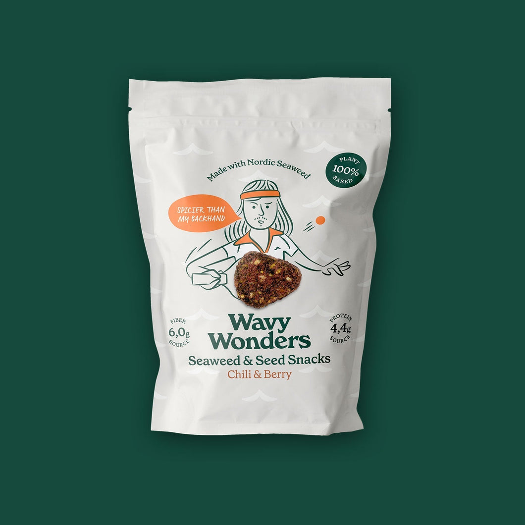 Wavy Wonders’ Chili & Berry bags - 14 bags