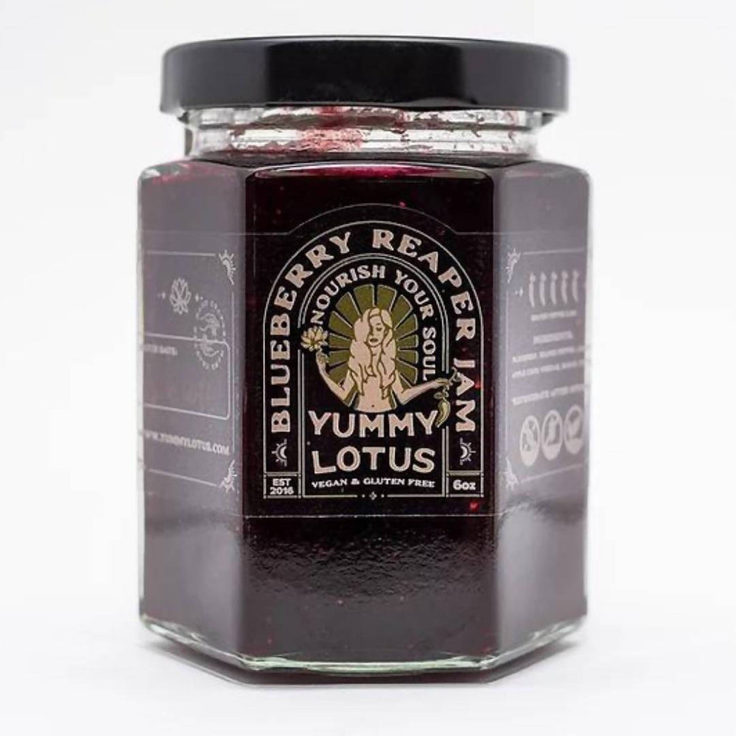 Yummy Lotus - Blueberry Reaper Jam Jars - 6 x 6oz - Pantry | Delivery near me in ... Farm2Me #url#
